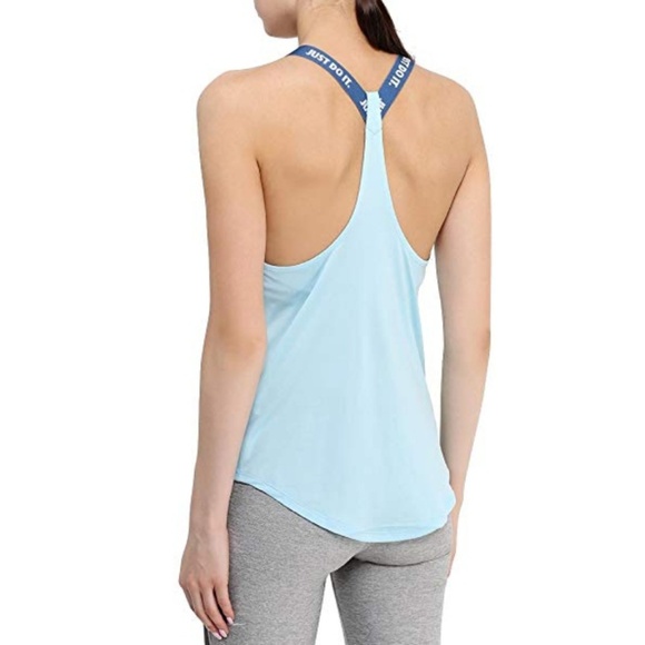 NIKE Elastika Dr-Fit "Just do It" Tank Top Workout - Picture 4 of 6